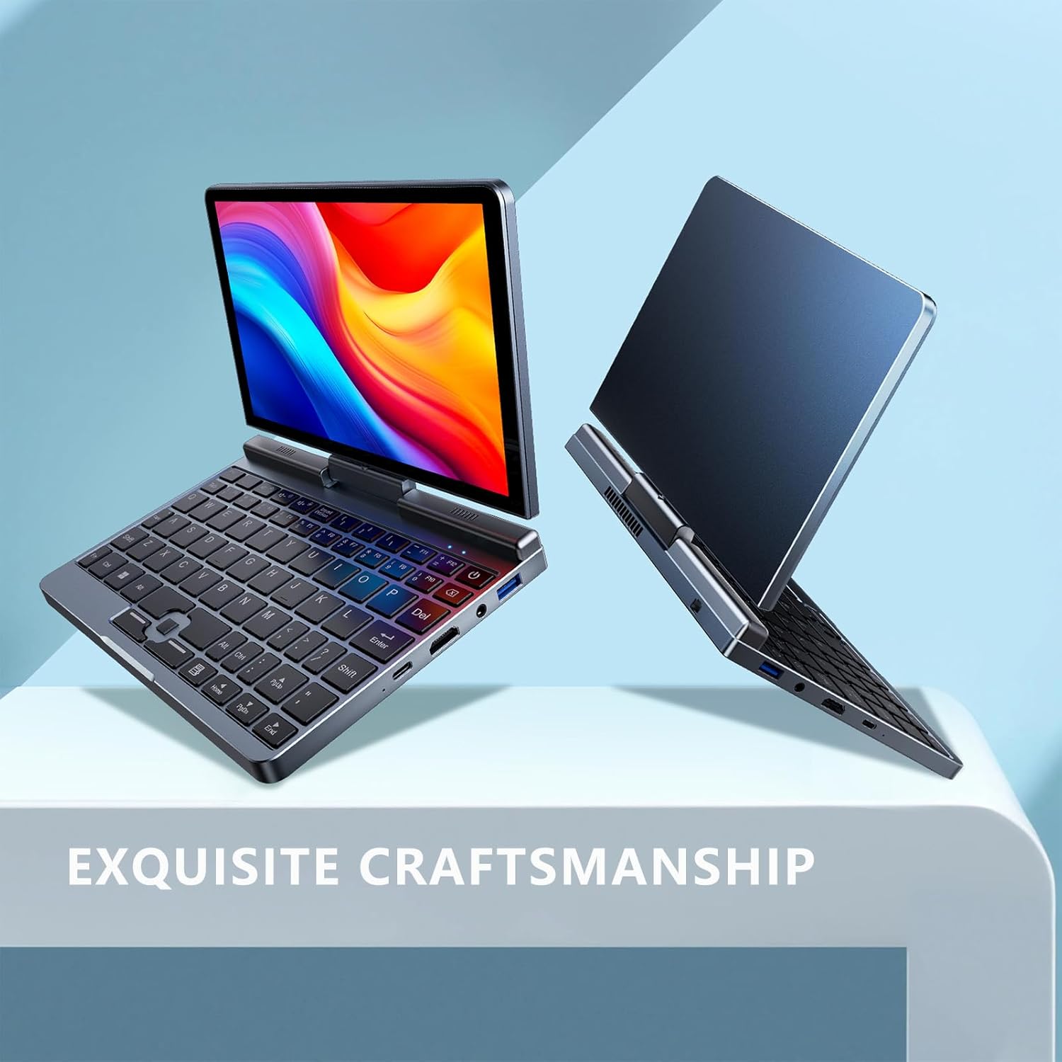 KOOFORWAY P8 Mini Laptop User Manual - 8-inch HD Touchscreen 2-in